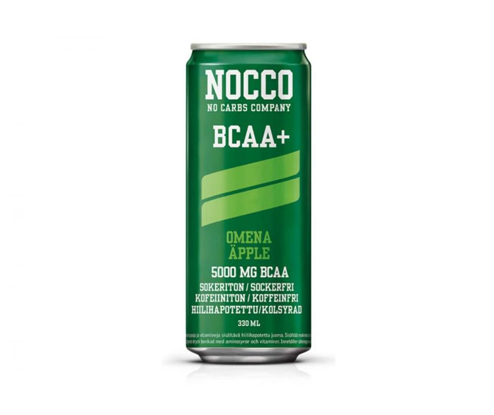 Nocco Bcaaplus Omena, 330 Ml Kofeiiniton