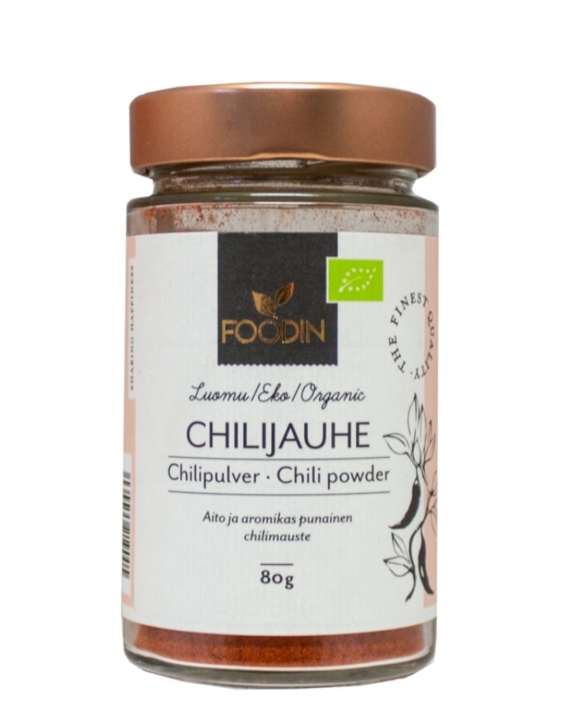 Foodin Chilijauhe, Luomu, 80 G