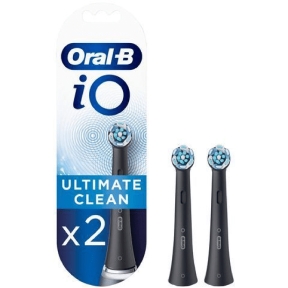 Oral B Refiller Io Ultimate Clean 2 Pakkaus, Musta