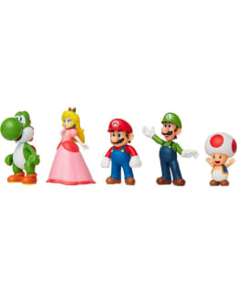 Super Mario 5 Kpl 6,5 Cm Figuuripakkaus