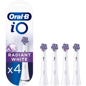 Oral B Refiller Io Radiant 4 Pakkaus, Valkoinen