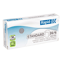 Niitit Rapid 26 6 Standard, 5000 Kpl