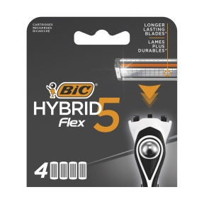 Bic Flex 5 Hybrid Partaterä 4 P
