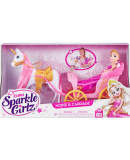 Sparkle Girlz Princess With Horse & Carriage Nukke Ja Hevosvaunu