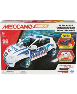 Meccano Junior Rc Police Car Metallinen Rakennussarja