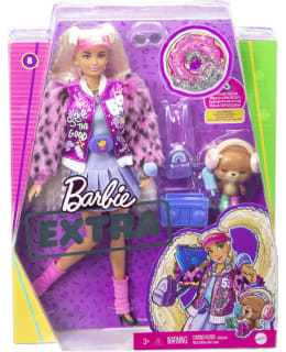 Barbie Extra Doll Blonde Pigtails Nukke