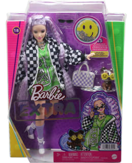 Barbie Extra Doll Racecar Jacket Nukke