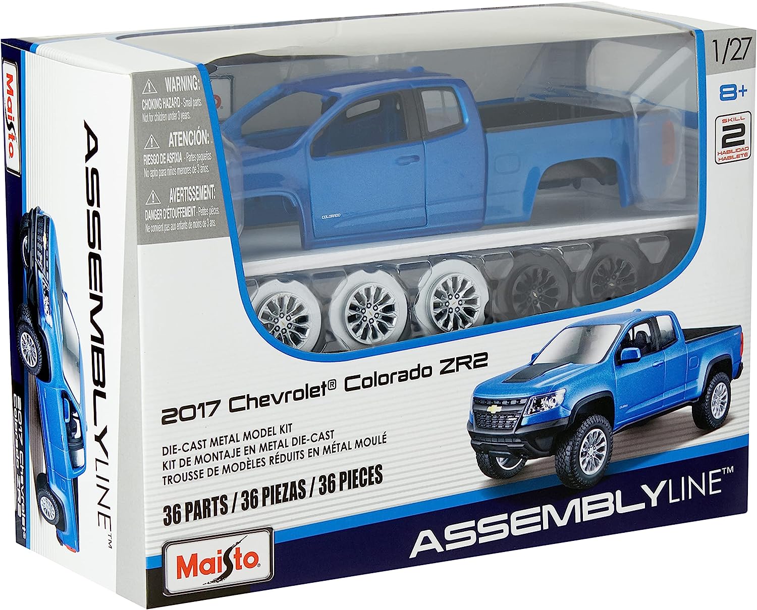 Maisto Auton Rakennussetti Koottava 2017 Chevrolet Colorado Zr2
