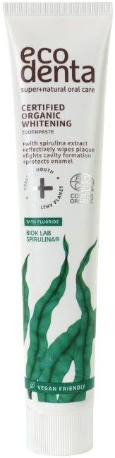 Ecodenta Black Whitening Toothpaste -Musta Valkaiseva Hammastahna