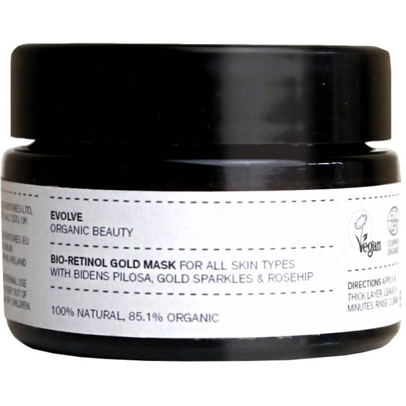 Evolve Bio Retinol Gold Mask  Hehkua Tuova Kasvonaamio