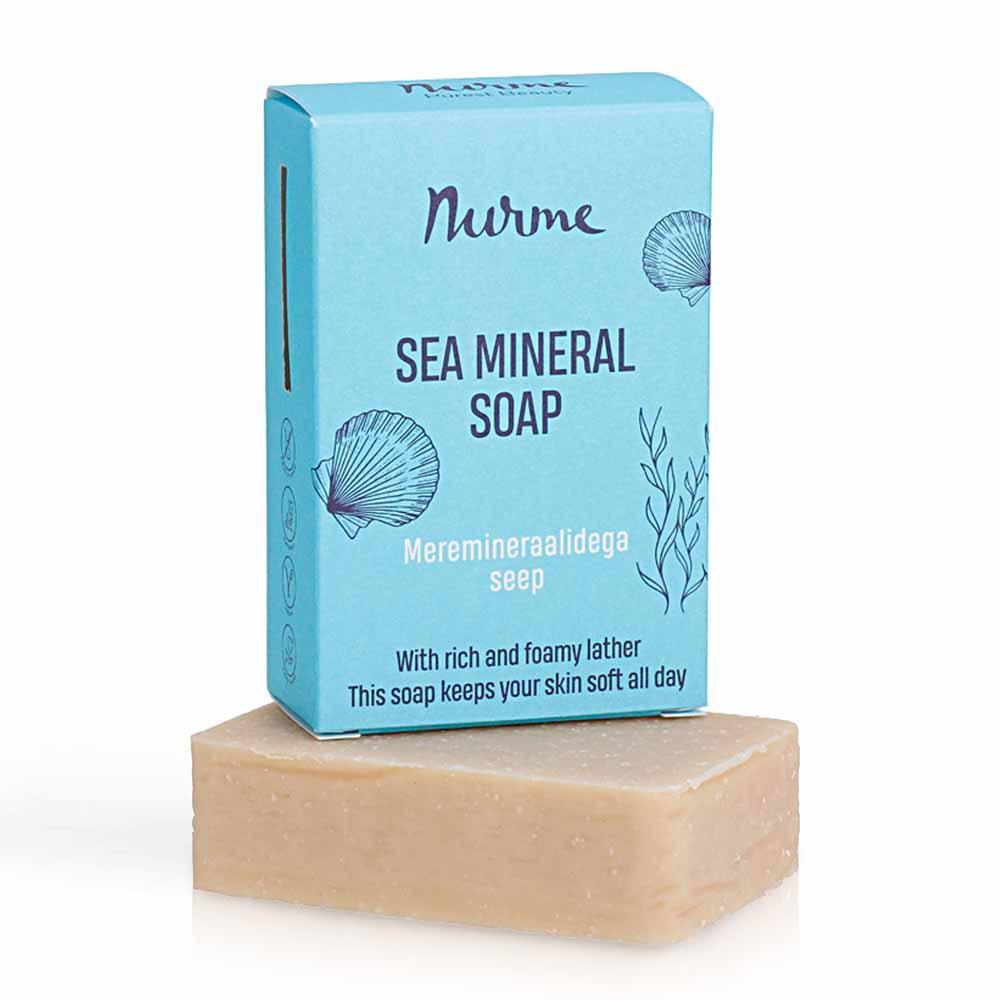 Nurme Sea Mineral Soap  Merimineraali Palasaippua Aikuiselle Iholle