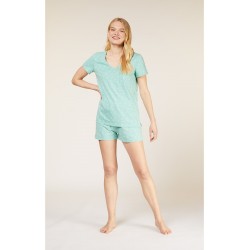 Shortsipyjama Luomupuuvillasta Xxx-Large