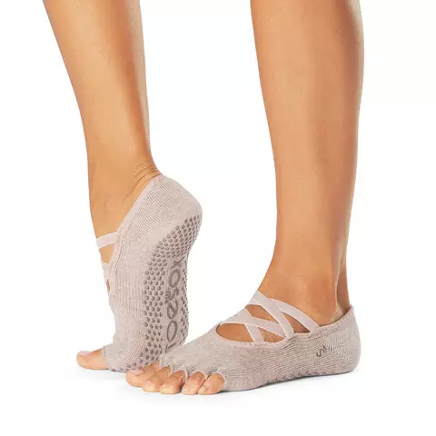 Toesox Elle Half Toe -Varvassukka Musta
