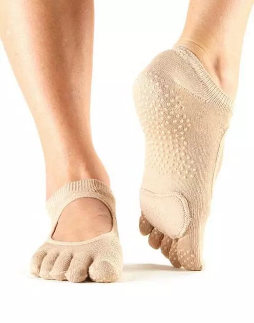 Toesox Plie Half Toe -Varvassukka Nude