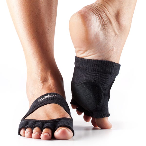Toesox Releve Half Toe Musta