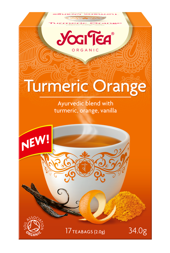 Yogi Tea Turmeric Orange  Luomutee