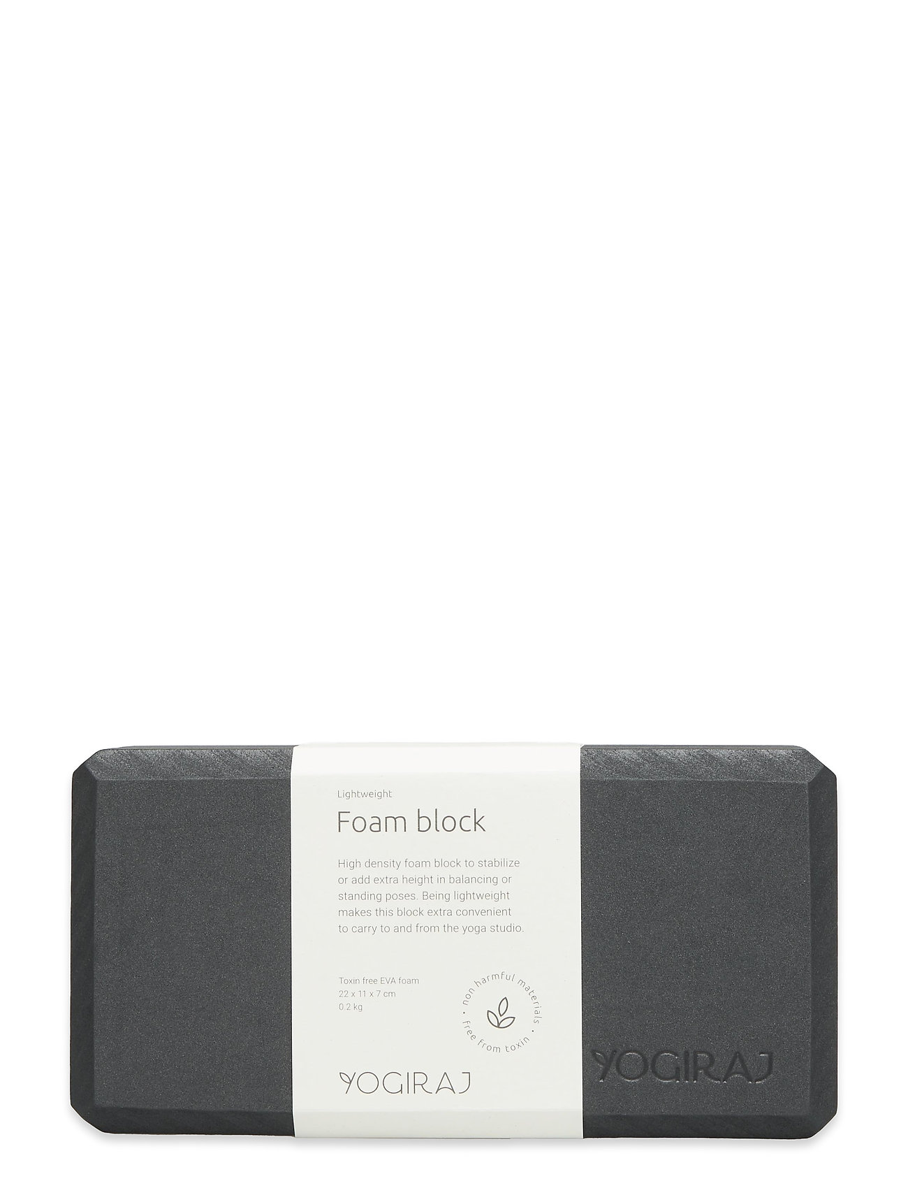 Yogiraj Foam Block -Joogatiili Graphite Grey