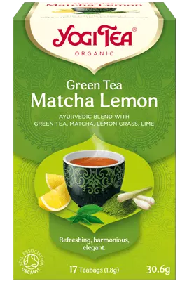 Yogitea Green Tea Matcha Lemon  Luomutee