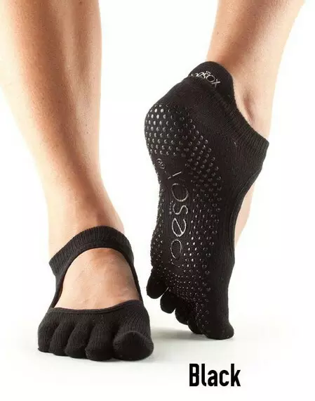 Toesox Mediumweight Ankle -Varvassukka Musta