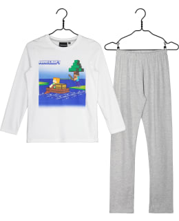 Pyjamasetti, Jossa Minecraft-Kuviointi
