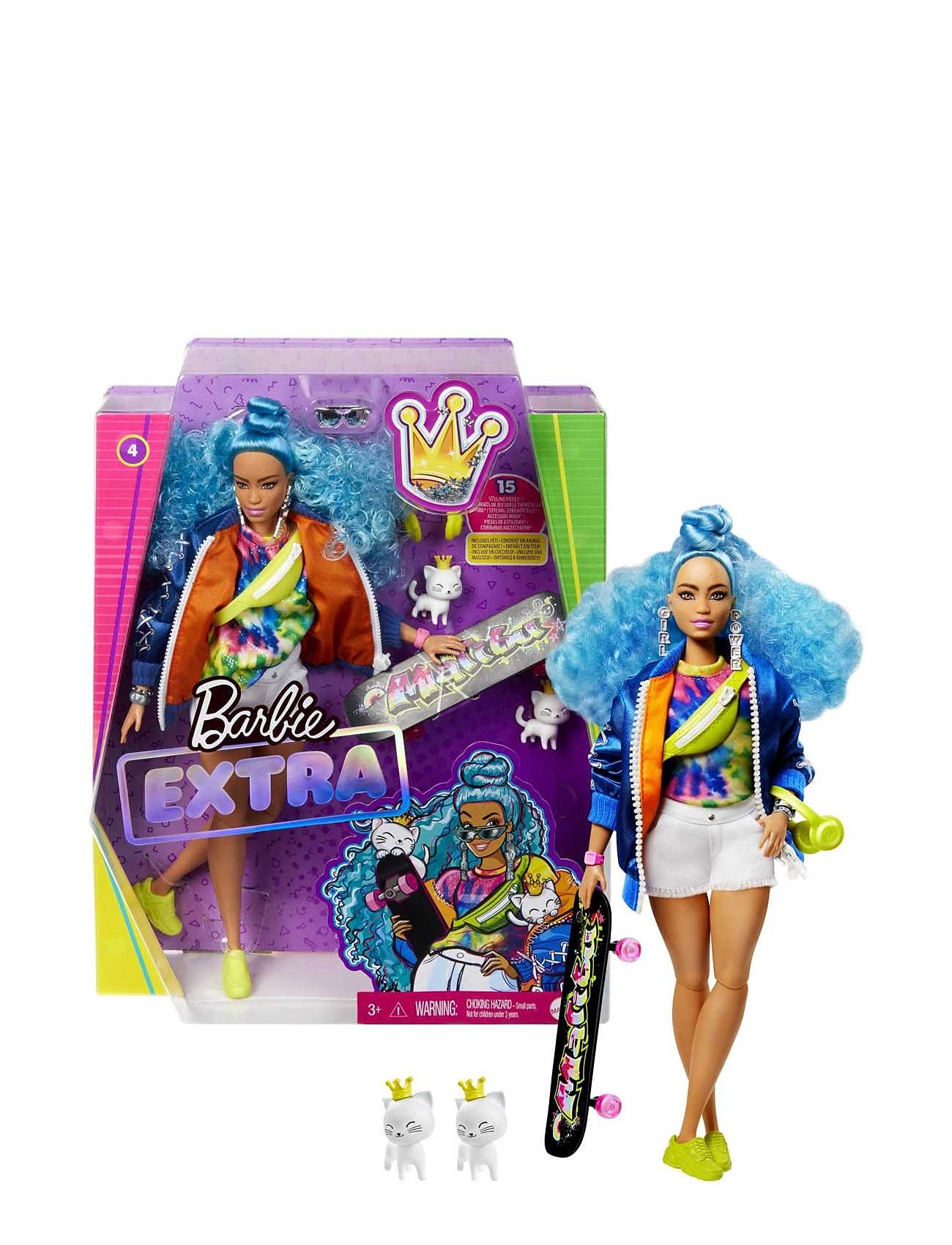 Barbie Extra Blue Curly Hair