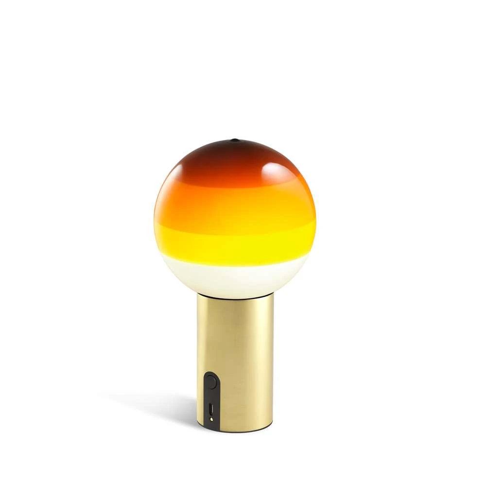 Dipping Light Portable Amber/Brushed Brass   Marset