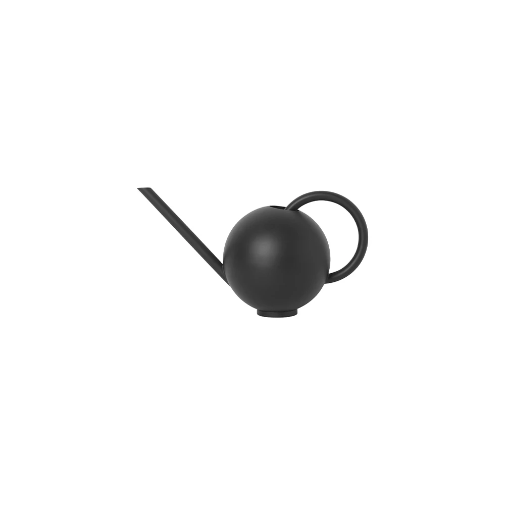 Orb Watering Can Black   Ferm Living