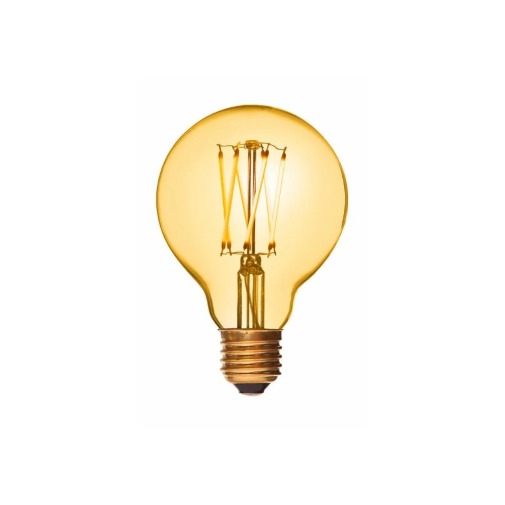 Lamppu Led 2W (100Lm) Gold Himmennettävissä E27   Gn
