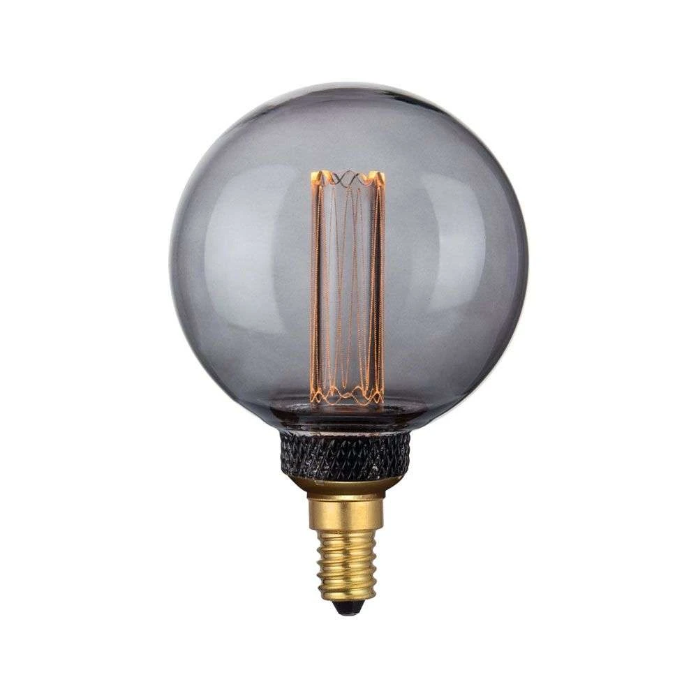 Lamppu Led Mini Globe Smoke Dæmpbar E14   Colors