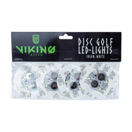 Viking Discs Led Valo Frisbeegolfkiekkoon, Valkoinen (4Kpl)   Hobbybox.Fi