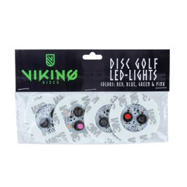 Viking Discs Led Valo Frisbeegolfkiekkoon, Värillinen (4Kpl)   Hobbybox.Fi