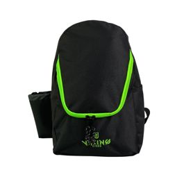 Viking Discs Rucksack Light Frisbeegolfreppu, Musta-Lime