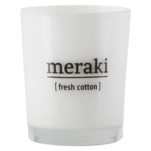 Meraki Scented Candle Fresh Cotton G