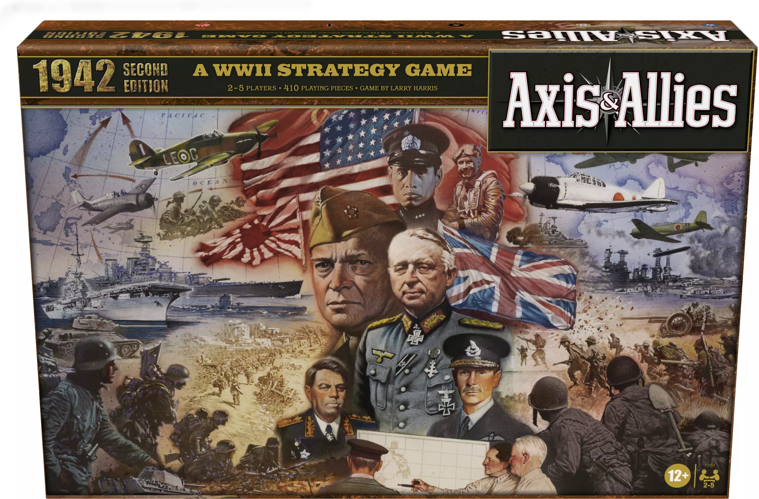Avalon Hill Axis And Allies 1942 Second Edition Lautapeli (Englanninkielinen)
