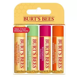Burts Bees Lip Balm Pack Freshly