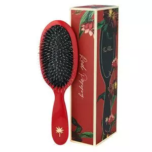 Fan Palm Hair Brush Red Poppy