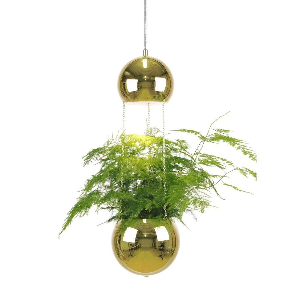 Mini Planter Riippuvalaisin Messinki   Globen Lighting
