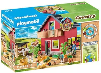 Playmobil Country Farmhouse With Outdoor Area
