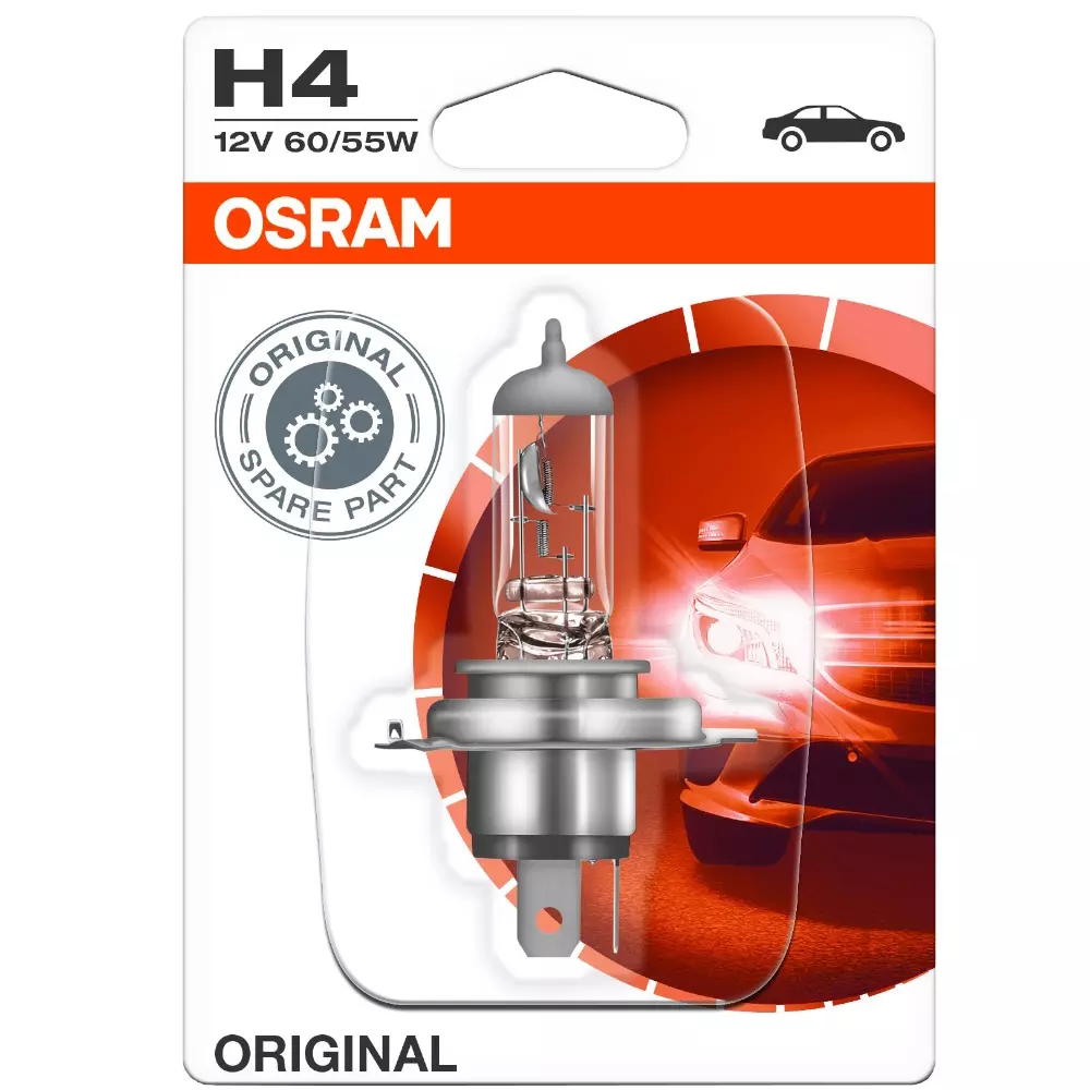 Osram Original Polttimo 12V H4 -55W