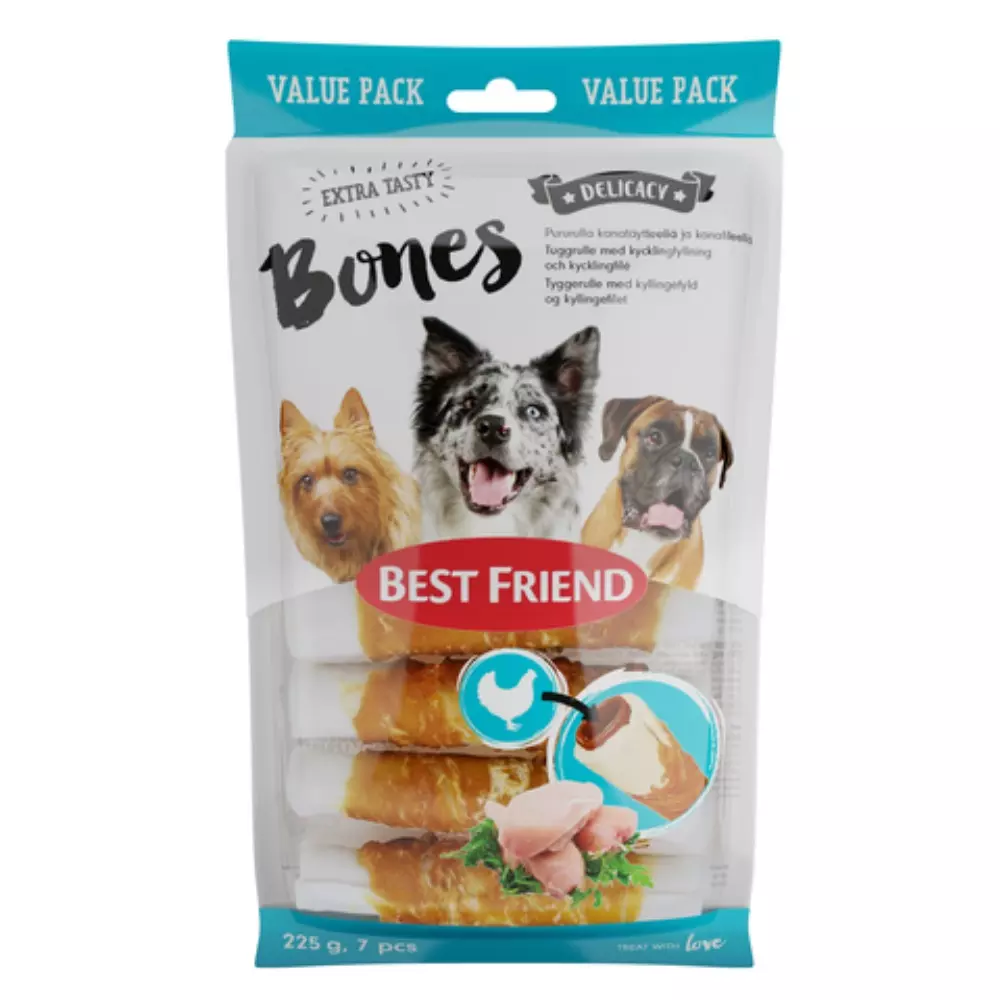 Best Friend Bones 3In1 Pururulla Kanatäytteellä