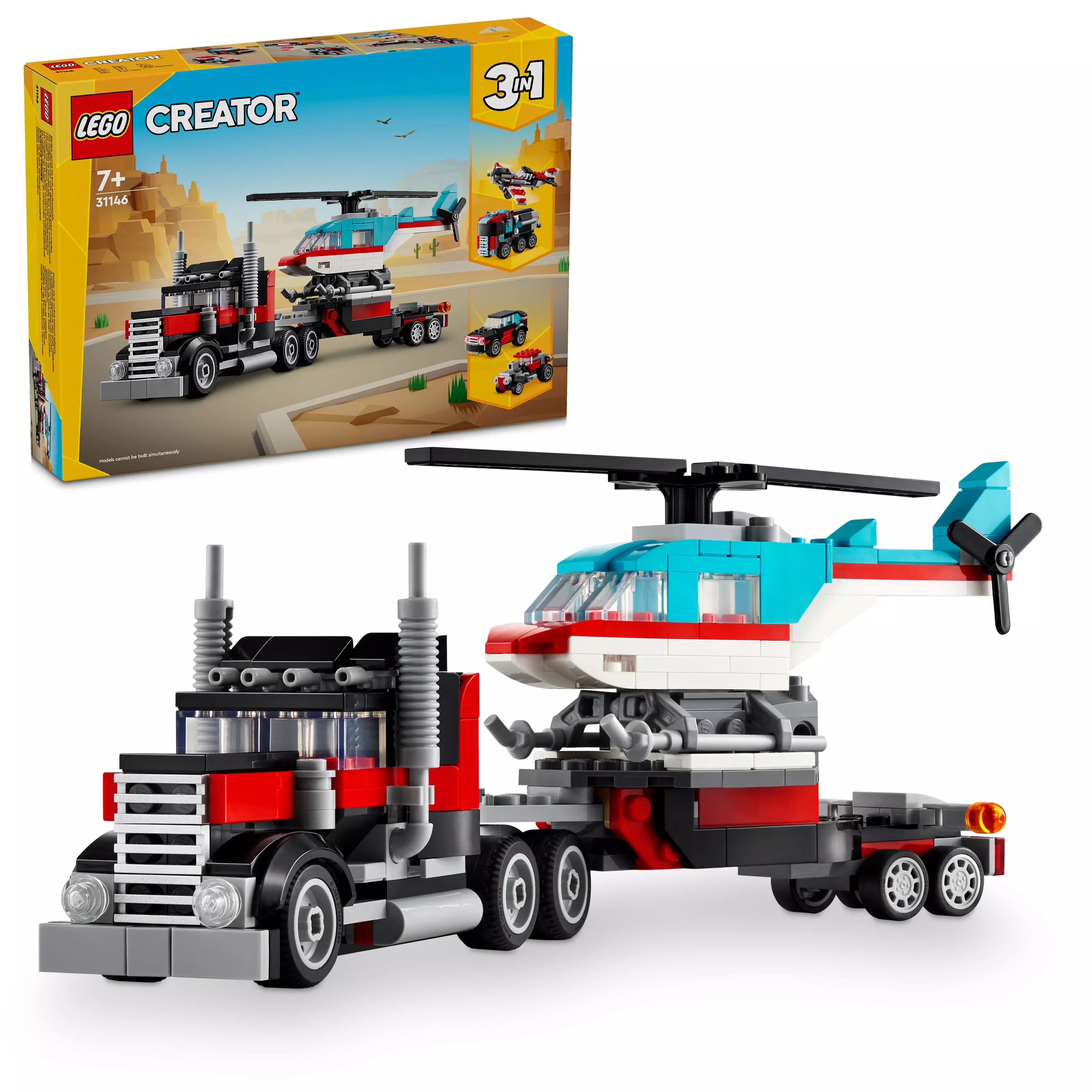 Lego Creator Lava-Auto Ja Helikopteri 31146
