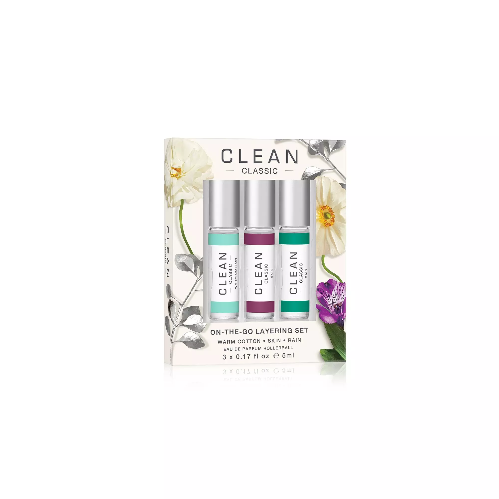 Clean Rollerball Layering X Ml Giftset