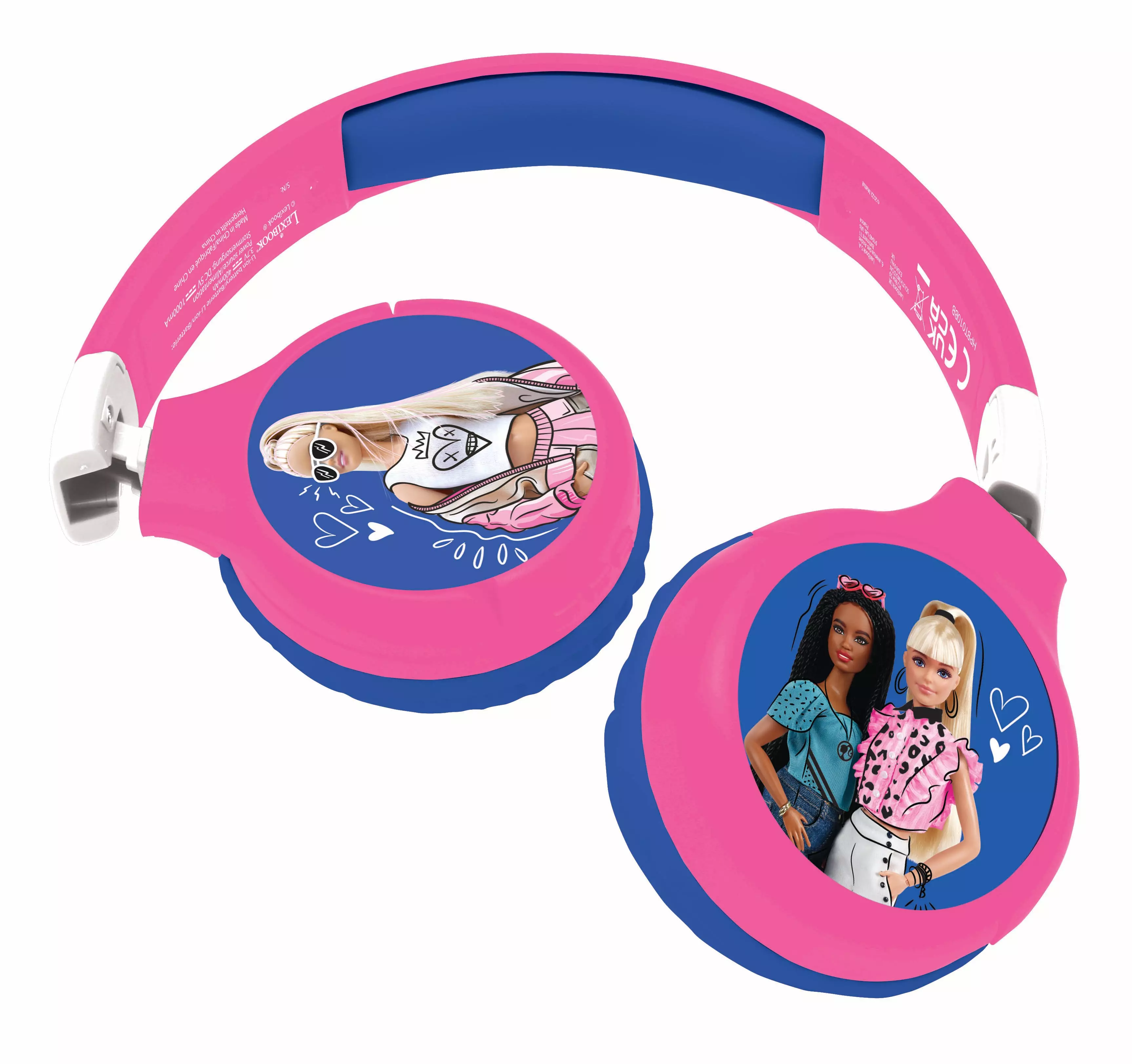 Lexibook Barbie In Bluetooth® Foldable Headphones