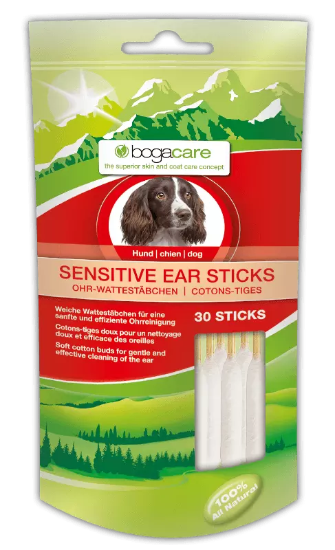 Bogacare Sensitive Ear Sticks Dog 30Pc
