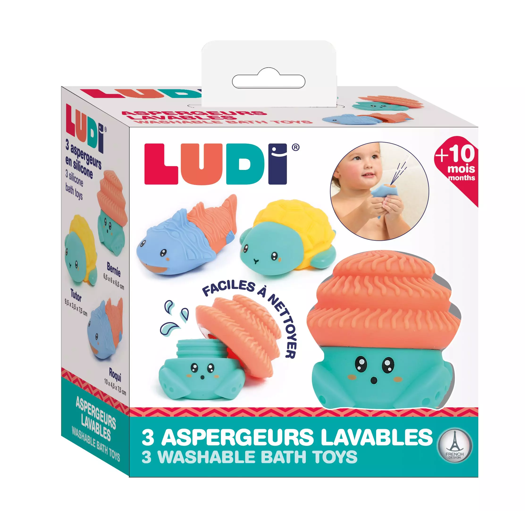 Ludi Bath Animals Pcs Lu40074