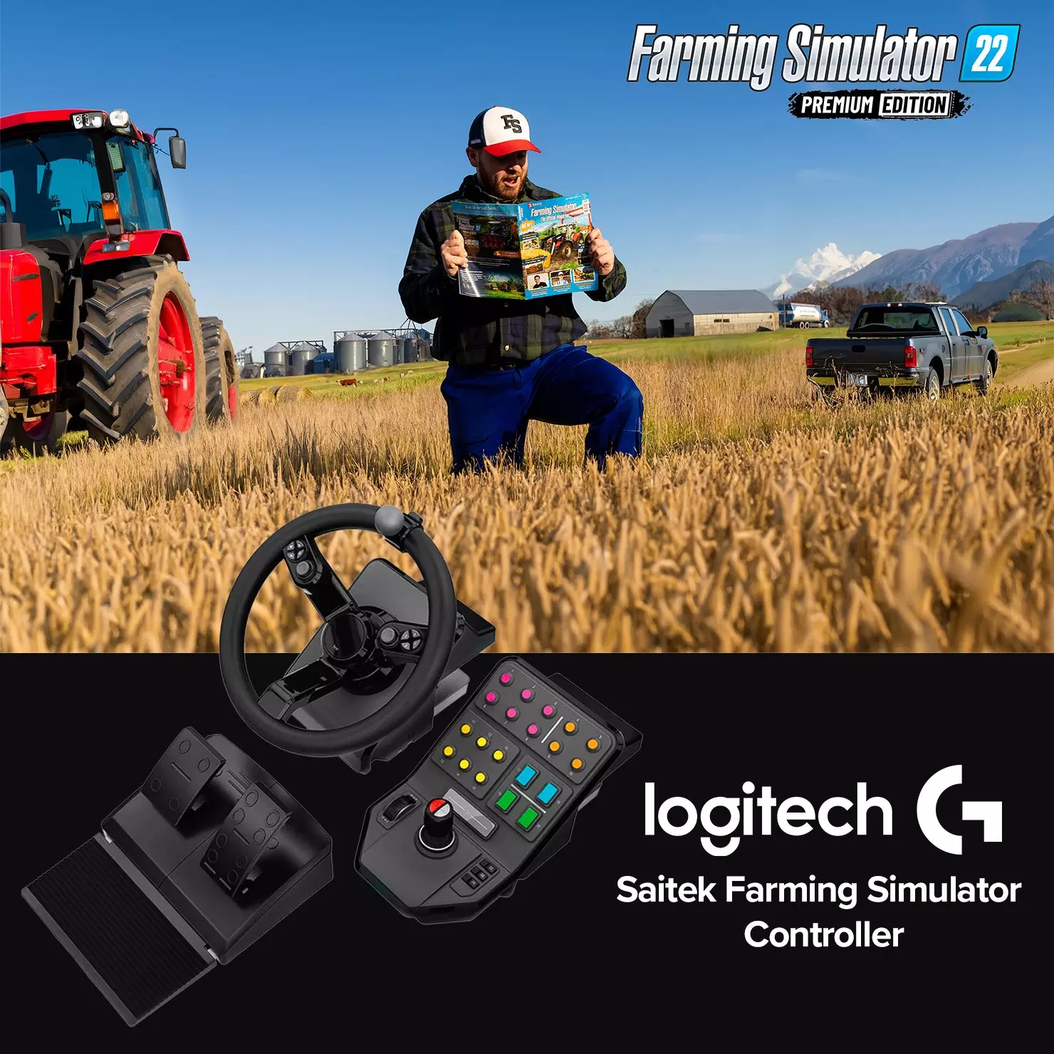 Logitech G Saitek Farming Simulator Controller