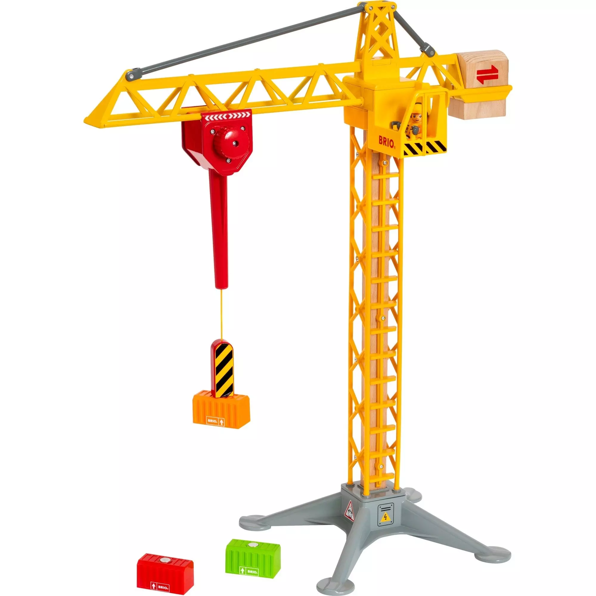 Brio Construction Crane With Lights 33835