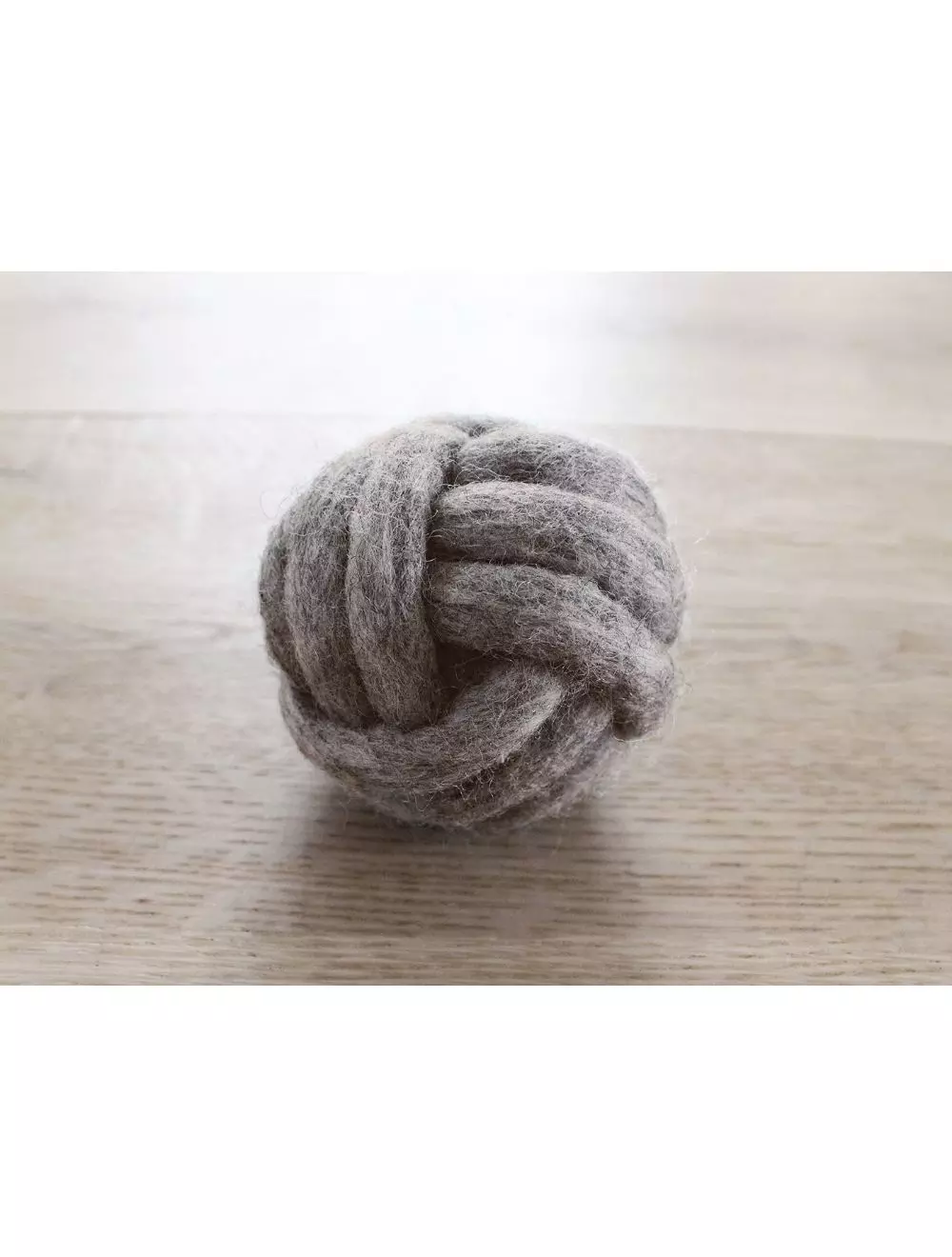 Wooldot Knotted Dog Ball Chestnut Brown