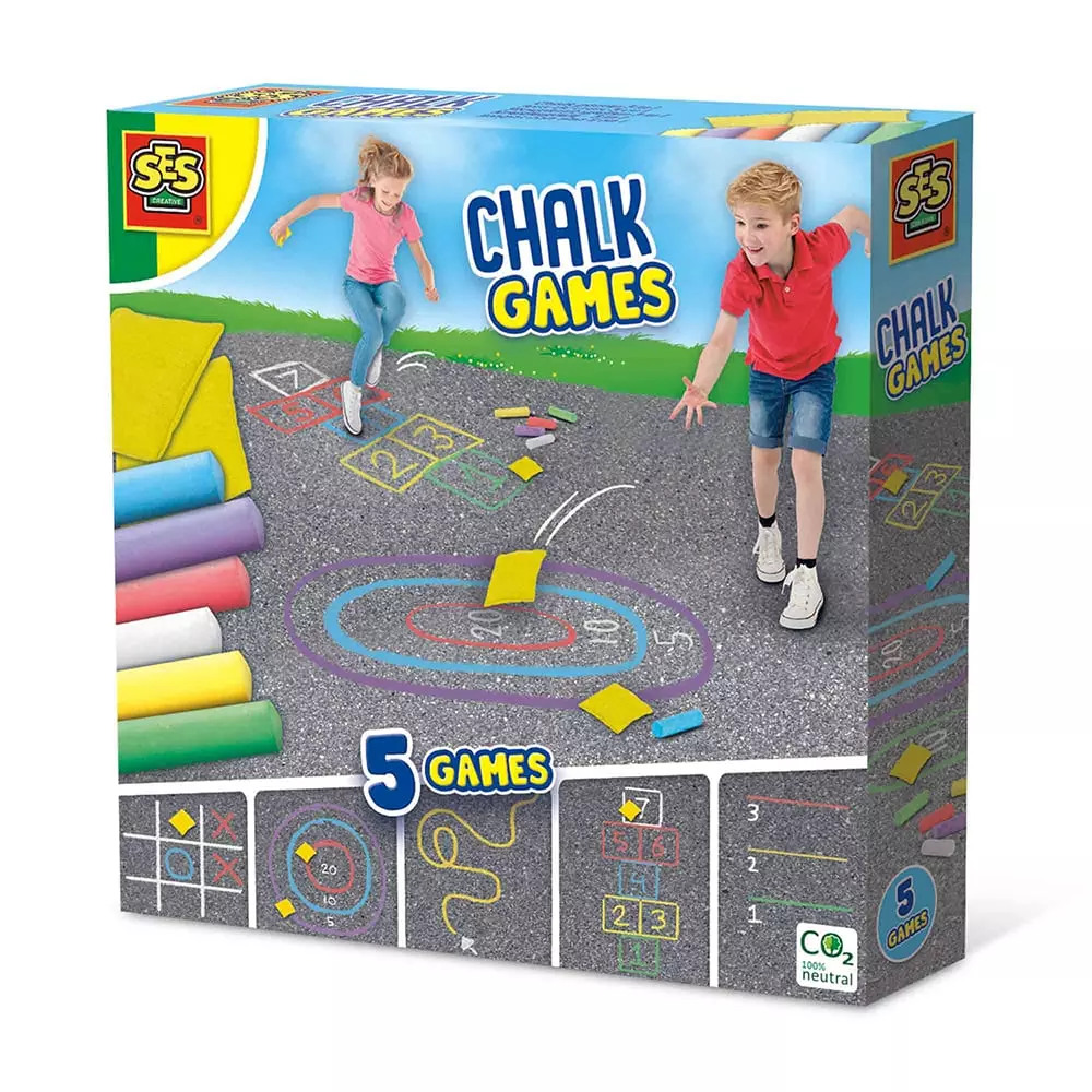 Ses Creative Playground Chalk Games S02207