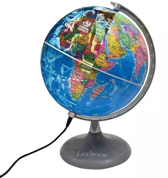 Lexibook Luminous Daynight Globe Nlj185no